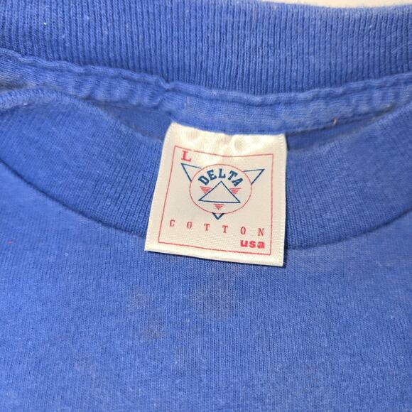 Vintage 1992 Olympic Team USA Basketball T-Shirt Youth Large Single Stitch Blue - Picture 3 of 13